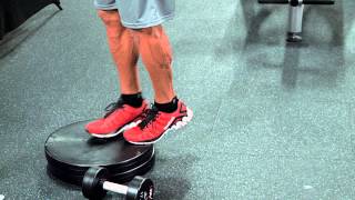 Calf raise (PT session 3 - machine or holding dumbbells) video