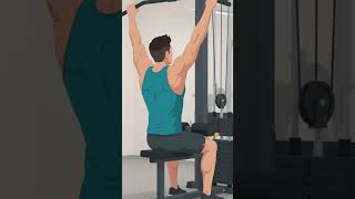 Lat pulldown (PT session 2 - bar to upper chest, no swinging) video